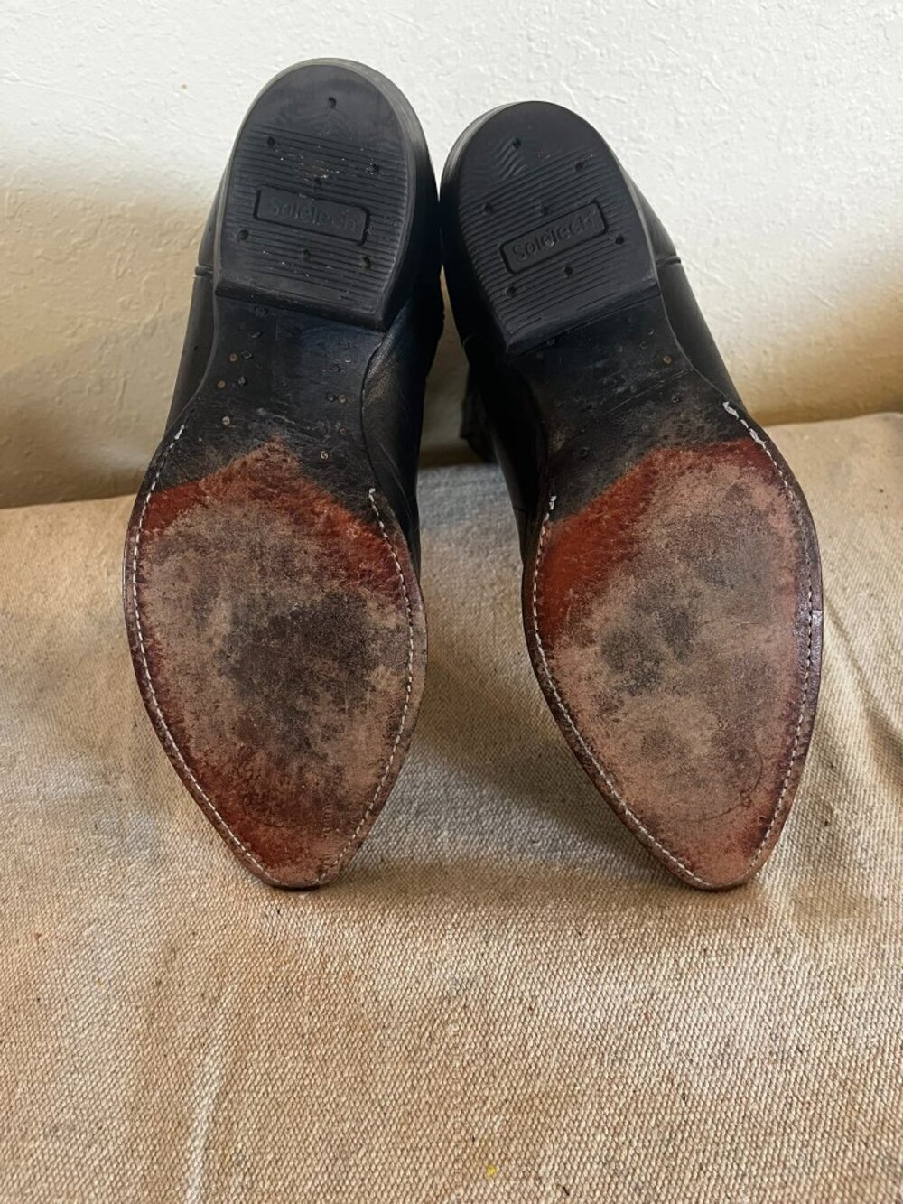 Tony Lama Men's Black Leather Style C9752 Reg C4962 Cowboy Boots Sz 9D - Picture 4 of 13